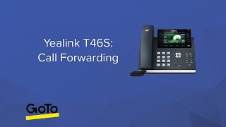 Yealink T46S Call Forwarding [upl. by Nailij924]