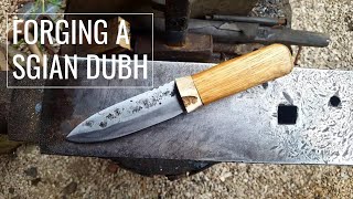 Forging a REAL Sgian Dubh Knife [upl. by Lepley]