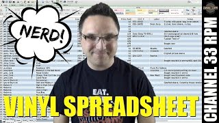 How to catalog a record collection using Excel spreadsheets  Vinyl Community [upl. by Elia]