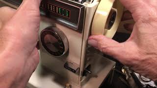 How to fix KENMORE MODEL 158 BELT REPLACEMENT 12 STITCH [upl. by Eatnoj]