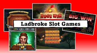 Back on the Ladbrokes site  some new slot games [upl. by Alekram]