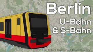 A FANTASTIC subway network  Berlin UBahn amp SBahn [upl. by Suoivatra]