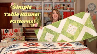 Simple Table Runner Patterns [upl. by Sergias]