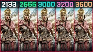 2133Mhz vs 2666Mhz vs 3000Mhz vs 3200Mhz vs 3600Mhz Gaming  AMD Ryzen [upl. by Gwyn]