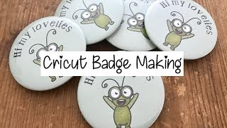 Cricut Badge Making [upl. by Crofton]