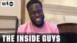 Comedian Kevin Hart Brings the Laughs to the Inside Show  NBA on TNT [upl. by Pardner]