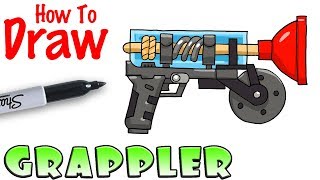 How to Draw the Grappler  Fortnite [upl. by Asilad]