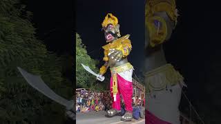 गोवा में राक्षस नरकासुर का विनाश😯😳 narkasur krishna shortfeed diwalispecial festival viral [upl. by Bertolde]