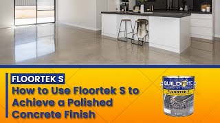 Floortek S How to Achieve a Polished Concrete Finish Using a Sealer [upl. by Bartholomew]