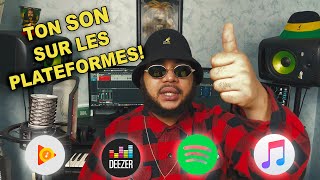 COMMENT METTRE SA MUSIQUE SUR LES PLATEFORMES Spotify Itunes Deezer etc avec imusician [upl. by Marilyn351]