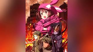 Sword Art Online Alternative Gun Gale Online Opening Ryuusei Eir Aoi Full [upl. by Ikkir]