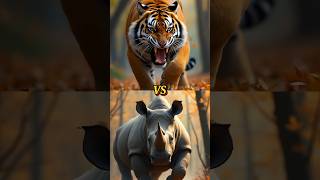 ANIMALS COMPARISON ORANGUTAN VS FOX RHINOORANGUTAN TIGERRHINO animals trending shorts [upl. by Alikam639]