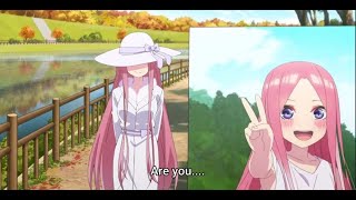 Rena appears  The Quintessential Quintuplets Season 2 [upl. by Hgielanna]