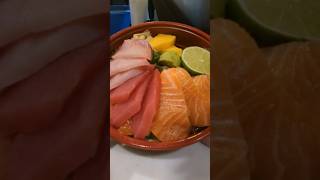 Sashimi Bowl shorts food sushi [upl. by Delastre]