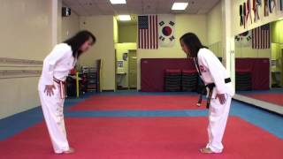 Etiquettes of Bowing in Tae Kwon Do [upl. by Adnilre]