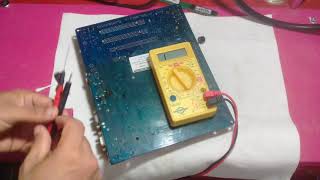 Teste de capacitor de uma placa mãe [upl. by Arimahs394]