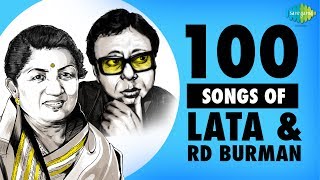 Top 100 Songs Of Lata Mangeshkar amp RDBurman  लता एंड र डी बर्मन के 100 गाने  Aap Ki Ankhon Mein [upl. by Buiron]