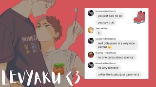 BORN TO MAKE HISTORY  Levyaku confession  History Maker  Dean Fuijoka  Haikyuu text chat [upl. by Laemaj]