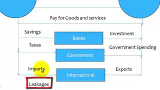 Circular flow of Income Model [upl. by Ayerim]