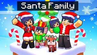 Having a SANTA FAMILY in Minecraft [upl. by Haim]