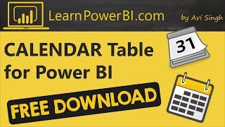 Power BI The Ultimate Calendar Table Free Download [upl. by Erek174]