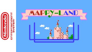 NES Mappy Land 1986 Longplay [upl. by Candy]