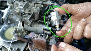 how to fuel pump solenoid system  1hz diesel pump solenoid [upl. by Aleahcim]