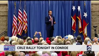 Cruz rally tonight in Conroe [upl. by Canice]