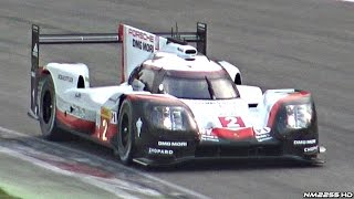 2017 Porsche 919 Hybrid LMP1 V4 Turbo SOUND  WEC Prologue Monza 2017 [upl. by Kcire]