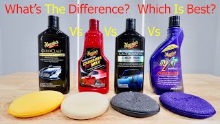 Whats The Best Meguiars Wax Whats The Difference Between Them [upl. by Essirahc259]