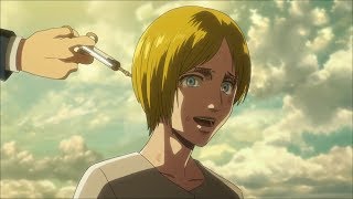 Eren cries and screams truth of Dina titan that killed Eren mother  Attack On Titan Season 3 [upl. by Yadnil345]