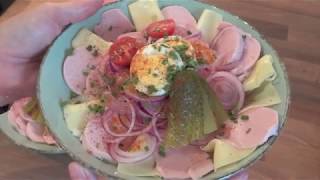 Kochen mit Traudl  Meine Almküche  Wurstsalat [upl. by Nerred]