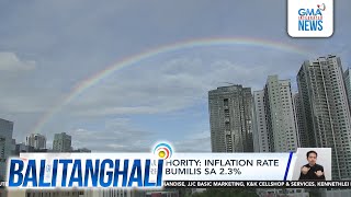 PSA  Inflation rate nitong Oktubre bumilis sa 23  Balitanghali [upl. by Einahteb]