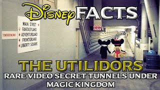 Utilidors Tunnels Rare Video Footage underneath The Magic Kindom Walt Disney World [upl. by Jessa]