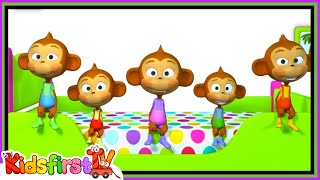 Nursery rhymes Five Little Monkeys [upl. by Nura]