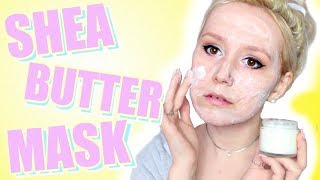 HOMEMADE SHEA BUTTER FACE MASK Ι TaraLee [upl. by Gnohc]