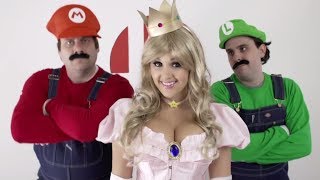 SMASH  Super Smash Bros in REAL LIFE  Smash Rap Song  Screen Team [upl. by Kcirredal]