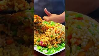 Delicious Prawns Nasi Goreng By Buvi Yum  Easy Recipe [upl. by Amik109]