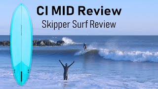 Channel Islands CI Mid Surfboard Review [upl. by Neemsaj]