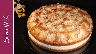 Zuckerkuchen  Butterkuchen  Cremevariante quotBienenstichquot [upl. by Yanel478]