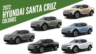 2022 Hyundai Santa Cruz  All Color Options  Images  AUTOBICS [upl. by Karole]