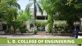 CAMPUS TOUR  L D COLLEGE OF ENGINEERING AHMEDABAD [upl. by Puto151]