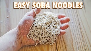 How to Make Easy Handmade Soba Noodles [upl. by Crosby527]