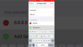 How to Configure Google DNS for iPhone [upl. by Nirrak917]