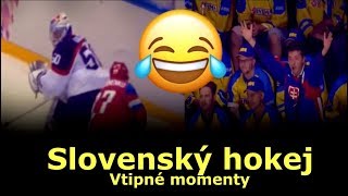 Slovenský hokej  Vtipné momenty [upl. by Dronski289]