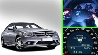 How to Access the Workshop Menu in MercedesBenz CClass W204 Instrument Cluster [upl. by Correna]