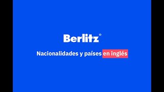 Nacionalidades y países en inglés  Nationalities and countries [upl. by Engdahl]