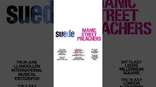 General tickets for the Suede and Manic Street Preachers 2024 UK tour are on sale now [upl. by Atela]