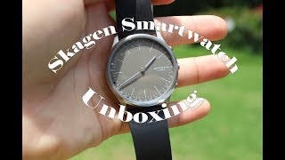 Skagen Jorn Hybrid Smartwatch Unboxing [upl. by Howlyn]