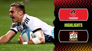 Super Rugby Pacific 2023  Crusaders v Chiefs Rd 1 Highlights [upl. by Nagyam]